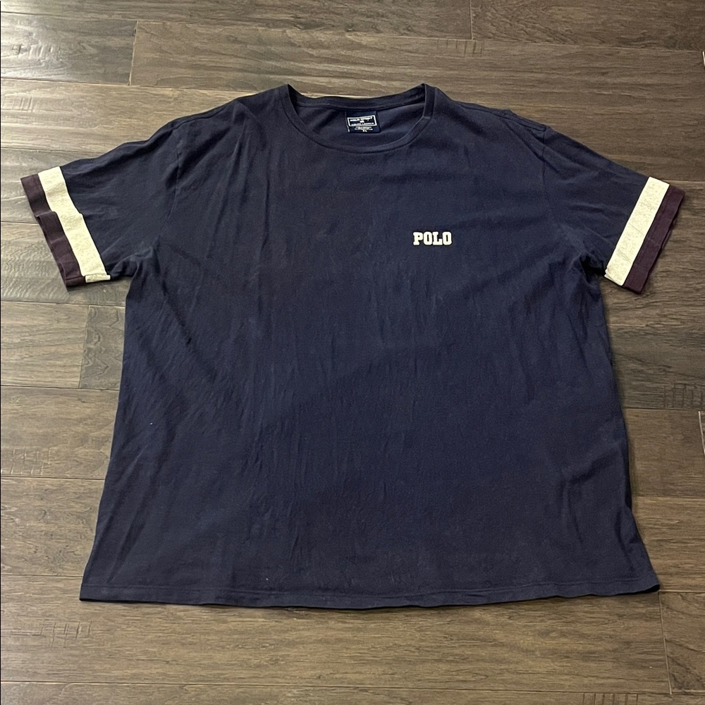 Polo Sport Ralph Lauren Vintage T Shirt blue Mens Size XL